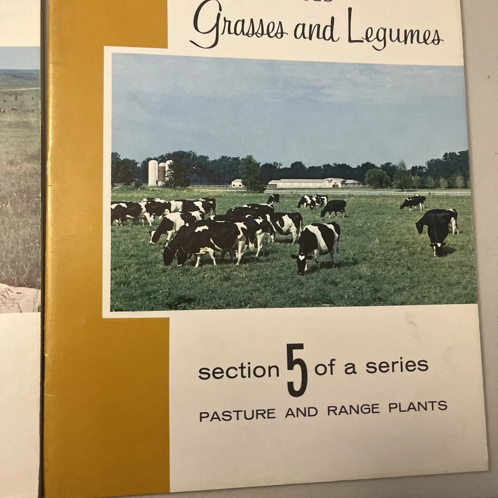 Pasture and Range Plants Series Sections 1-5 1950s Grass, Legumes, Grasslands